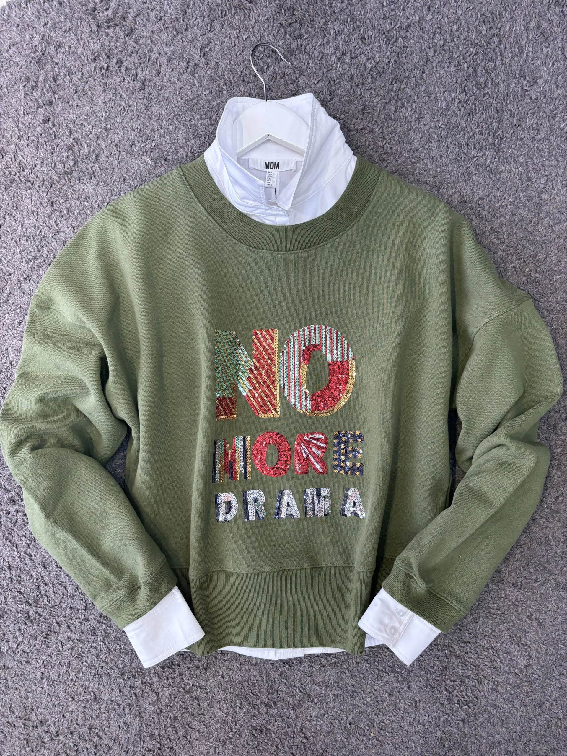 Sudadera “NO MORE DRAMA” de Md'M